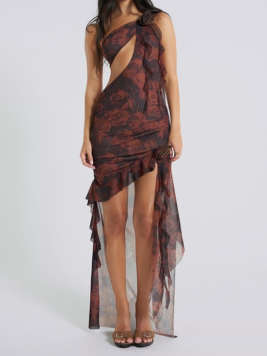 Urban Outfitters Dresses & Skirts - Jaded London Urban Outfitters Athena One Shoulder Draped Maxi Dress. Size 12